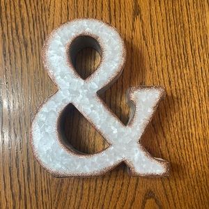 Galvanized Metal Symbol Wall Decor - &- Hobby Lobby